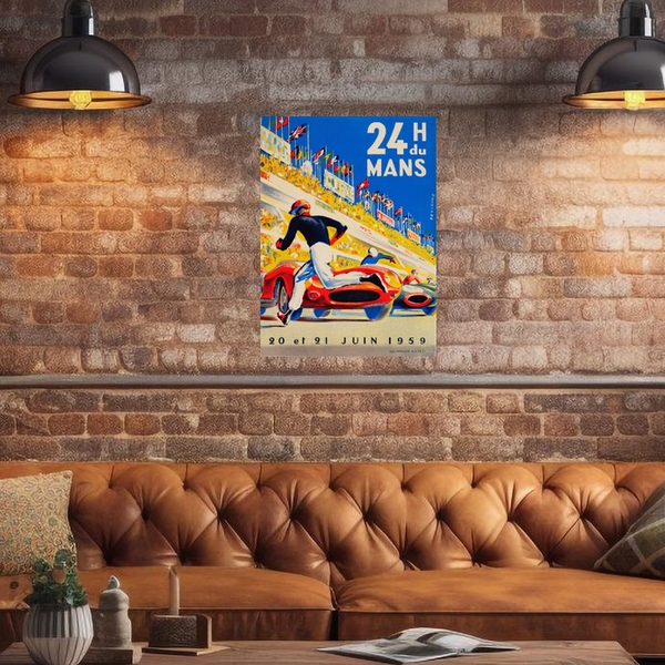 Affiche 24 Heures du Mans 1959